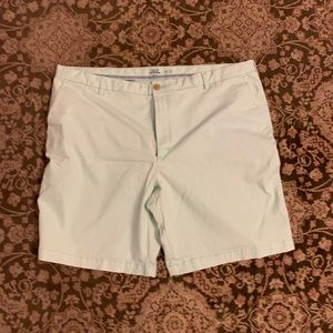 Izod Saltwater Men's Mint Seafoam Green Shorts 42 Waist 9.5 Inseam with Stretch